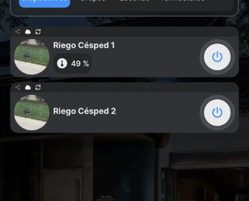 Integración del sistema de riego del césped con Shelly